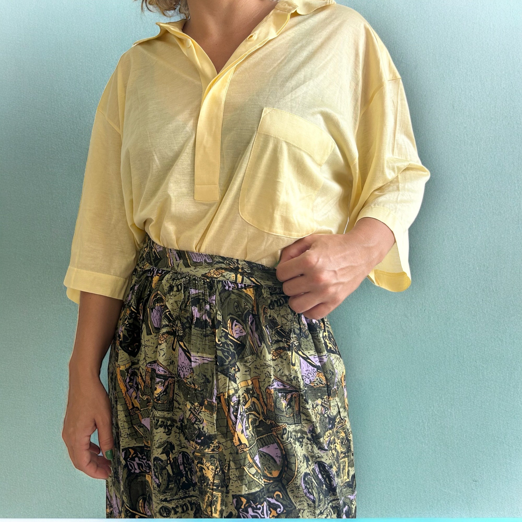 70’s Yellow Polo T-shirt