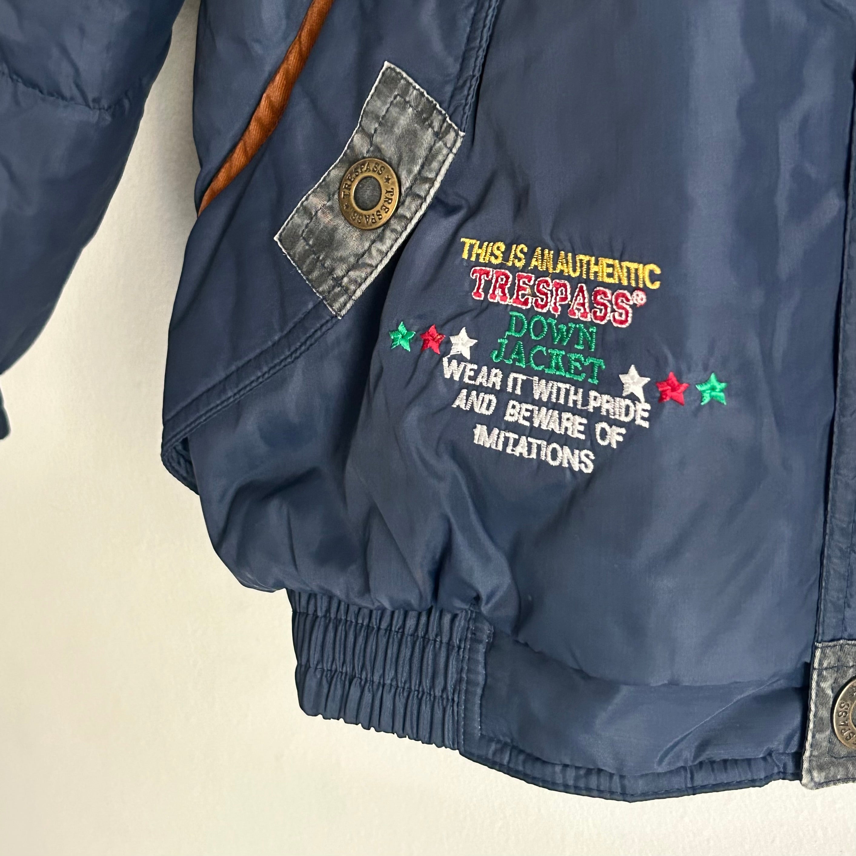 90s Oversized Color-Block Jacket