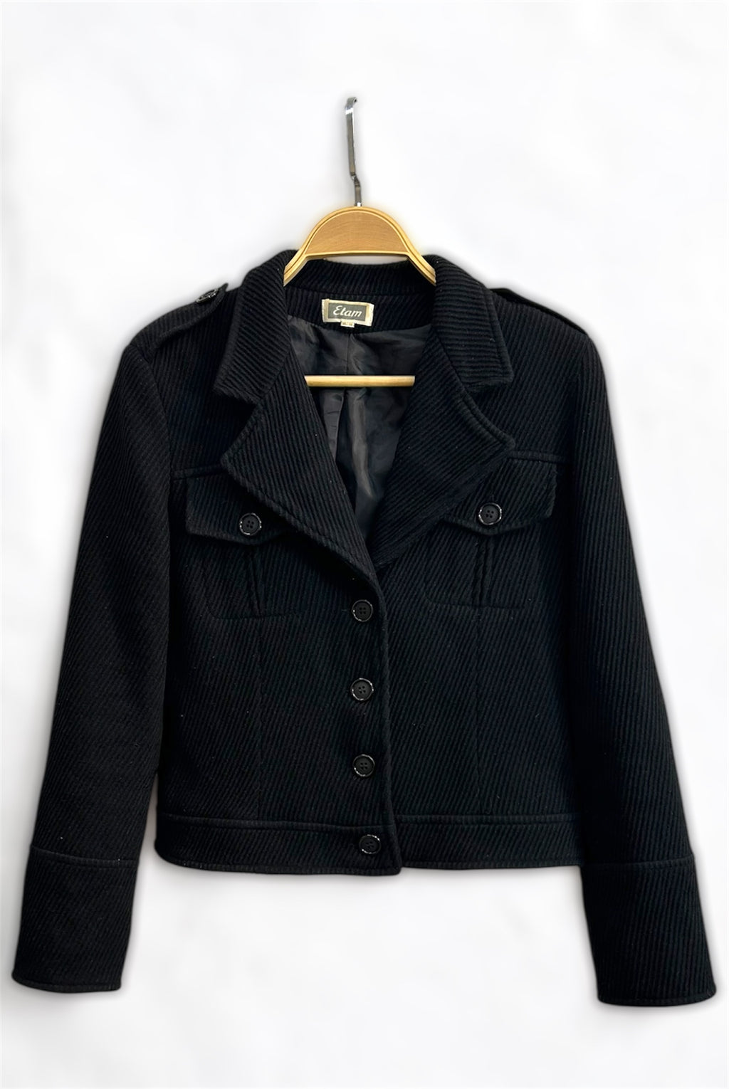 70’s  Ribbed Wool Blazer