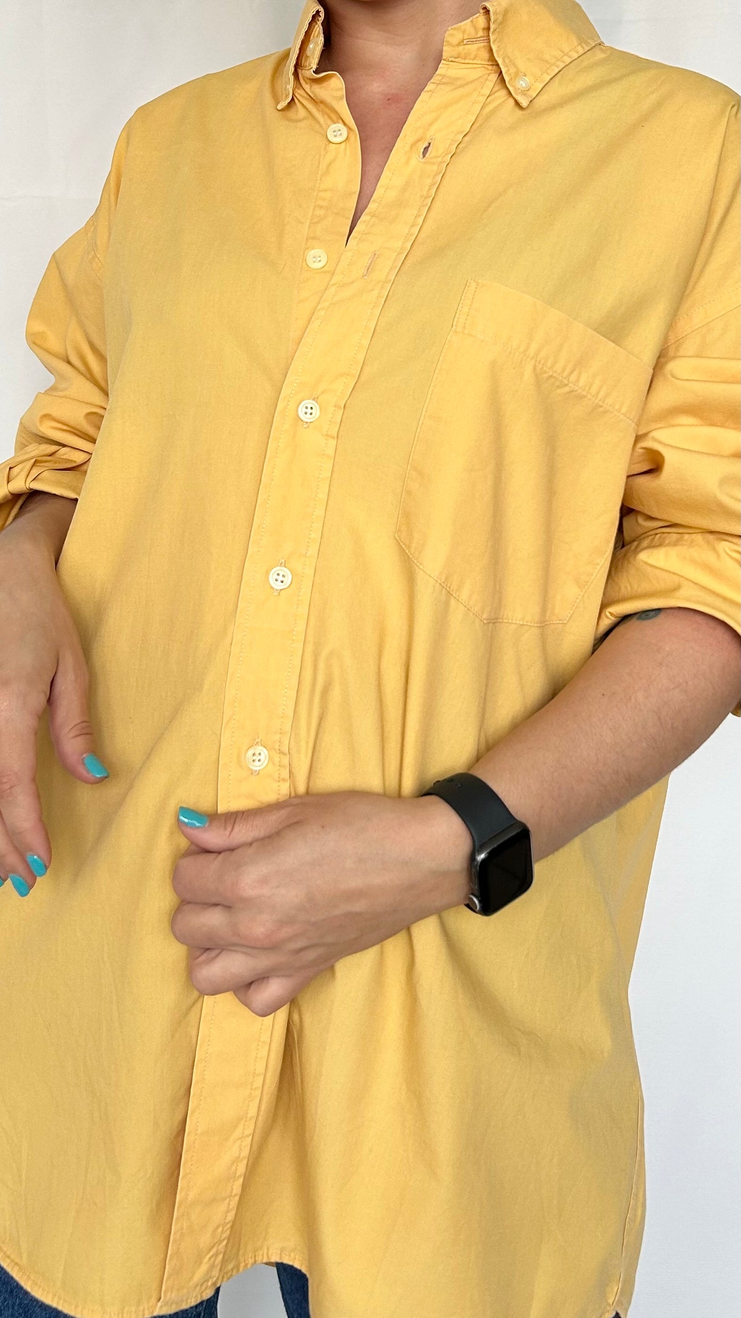 Vintage Yellow Long Sleeve Shirt