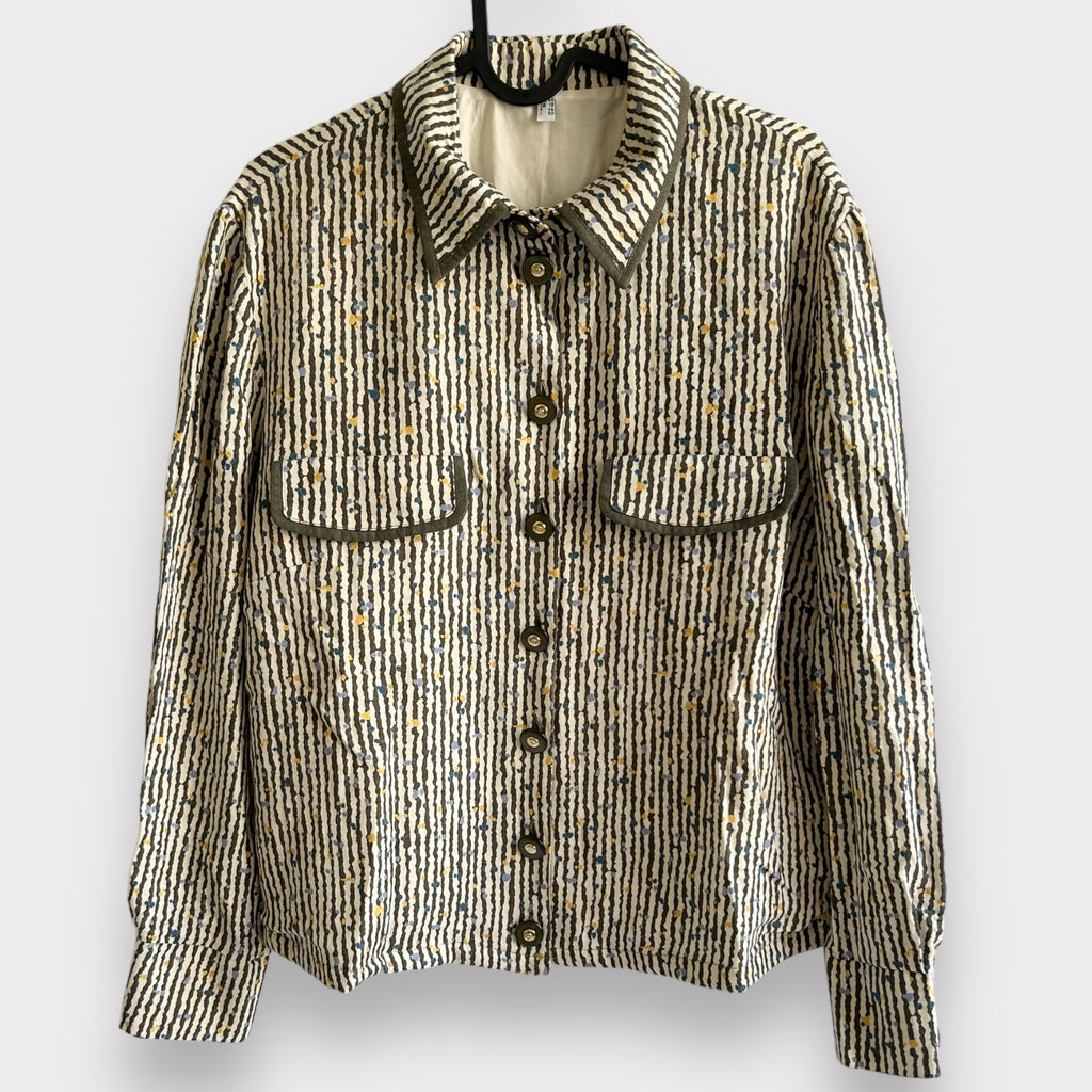 70’s Patterned Long Sleeve Shirt