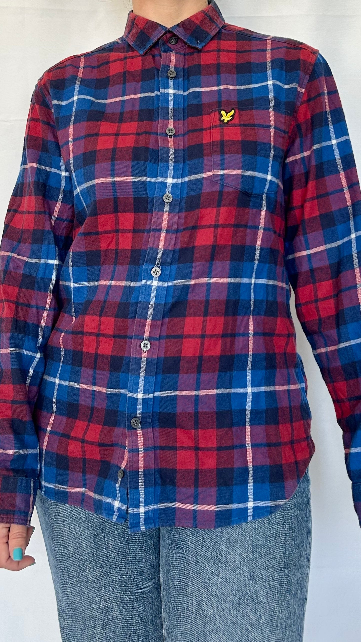 Plaid Flannel Long Sleeve Shirt