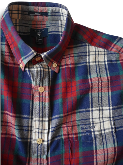 00’s Gant Plaid Flannel Long Sleeve Shirt