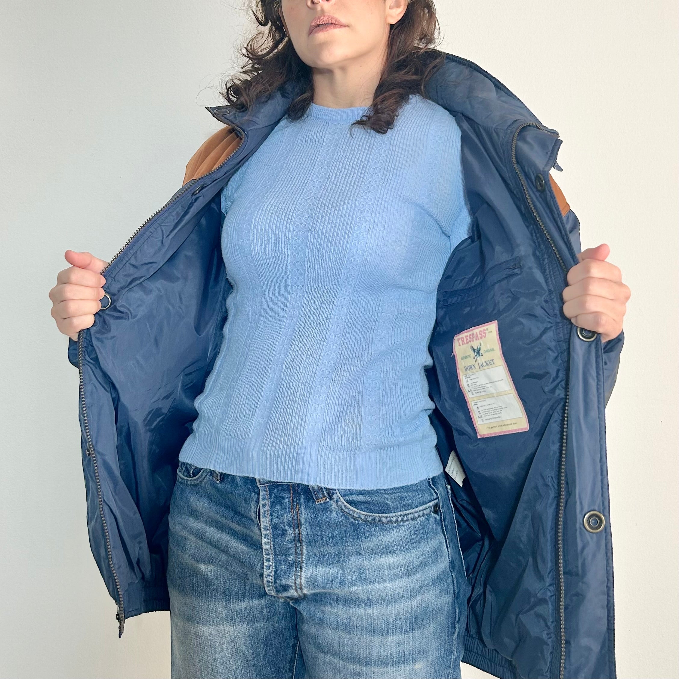 90s Oversized Color-Block Jacket