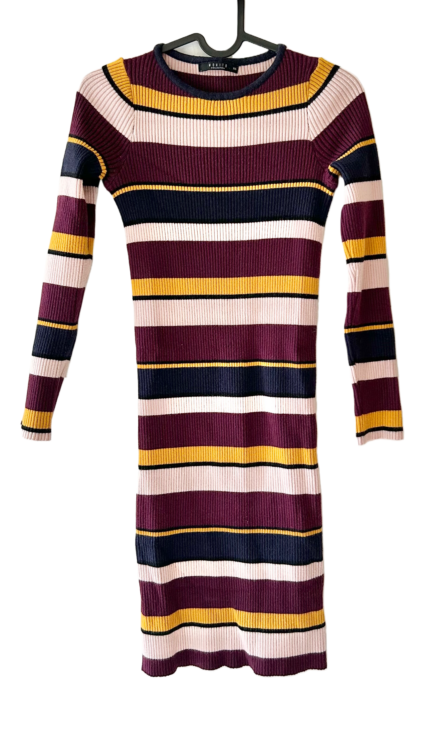 Striped Ribbed Dress