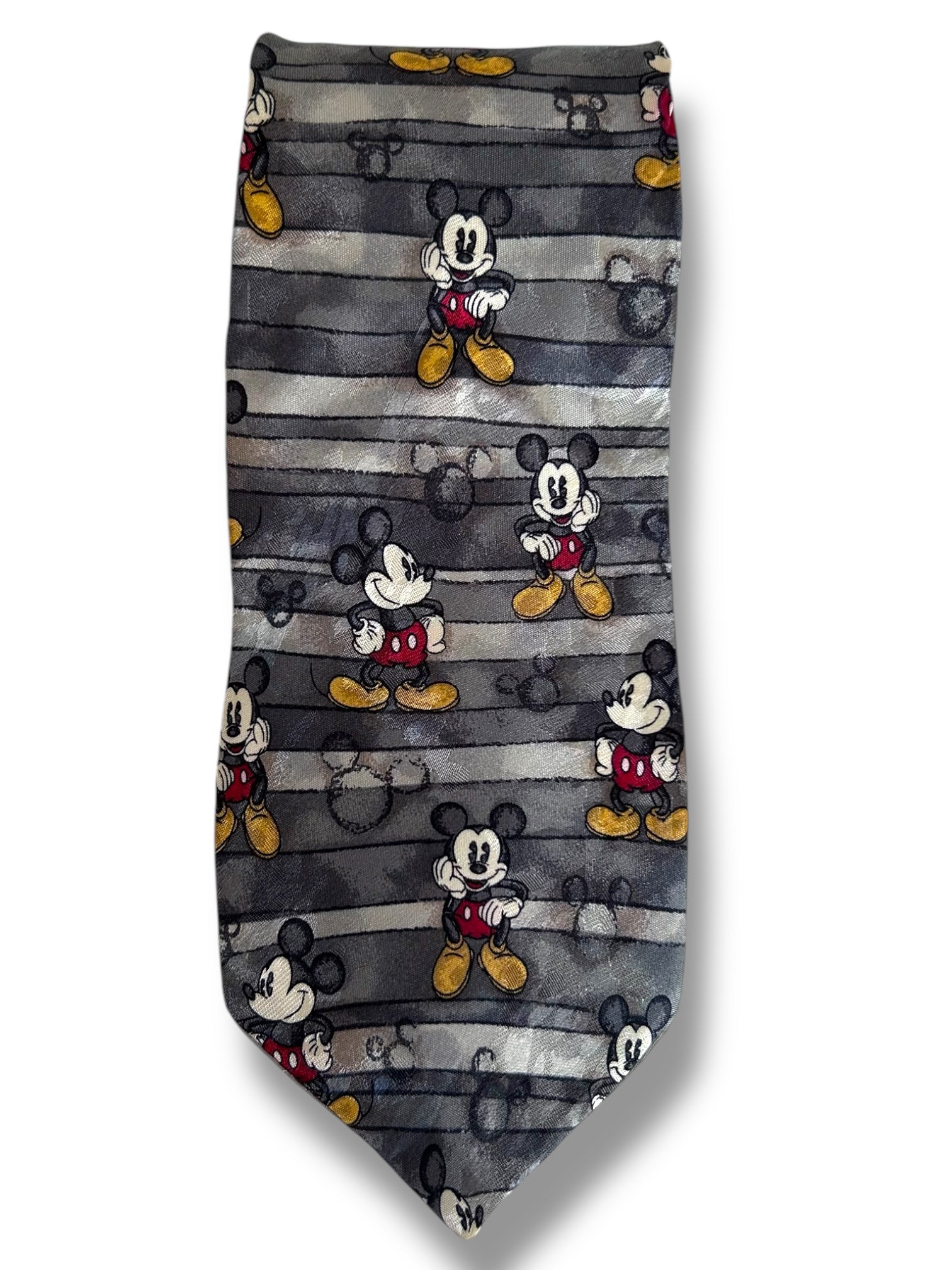 Vintage Collectible Silk Tie - Tie Rack + Disney - Mickey & Co