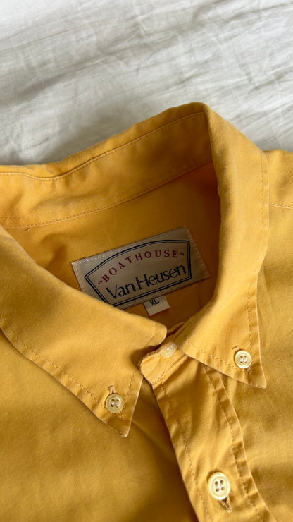 Vintage Yellow Long Sleeve Shirt