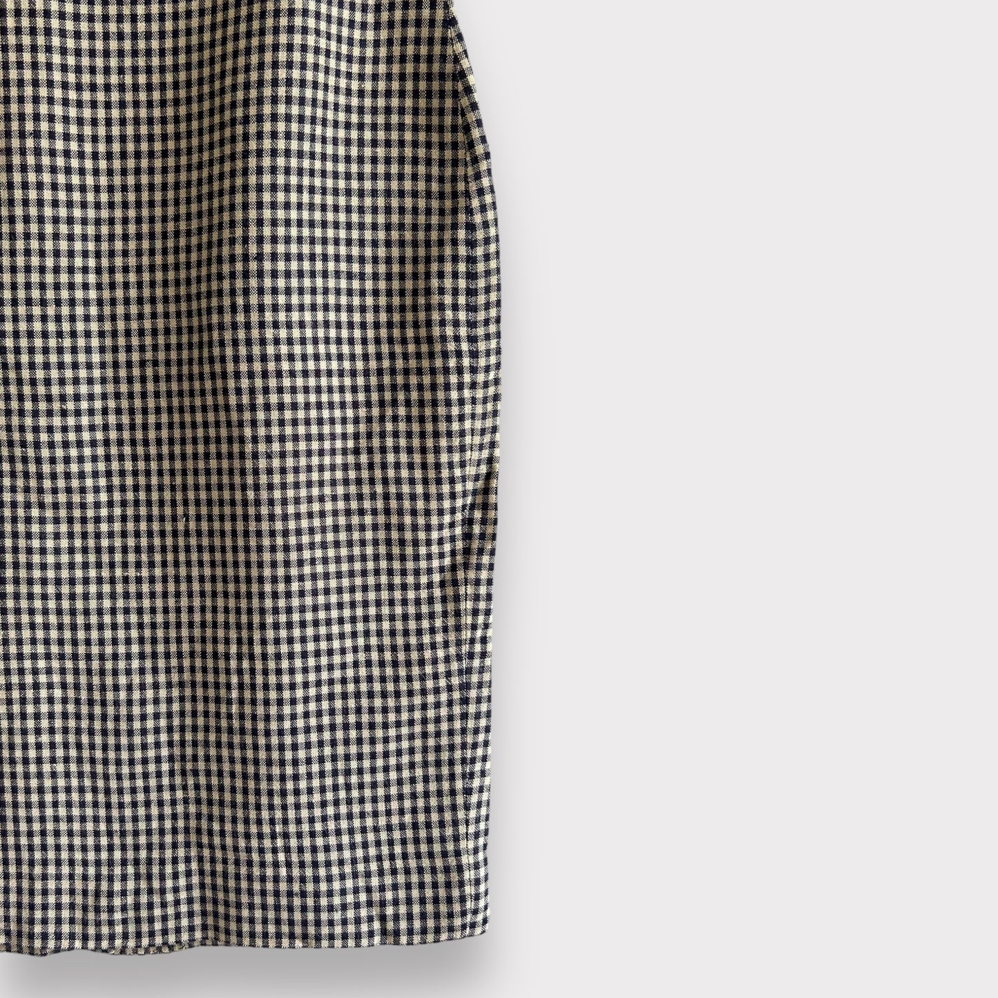 Vintage Plaid Midi Skirt