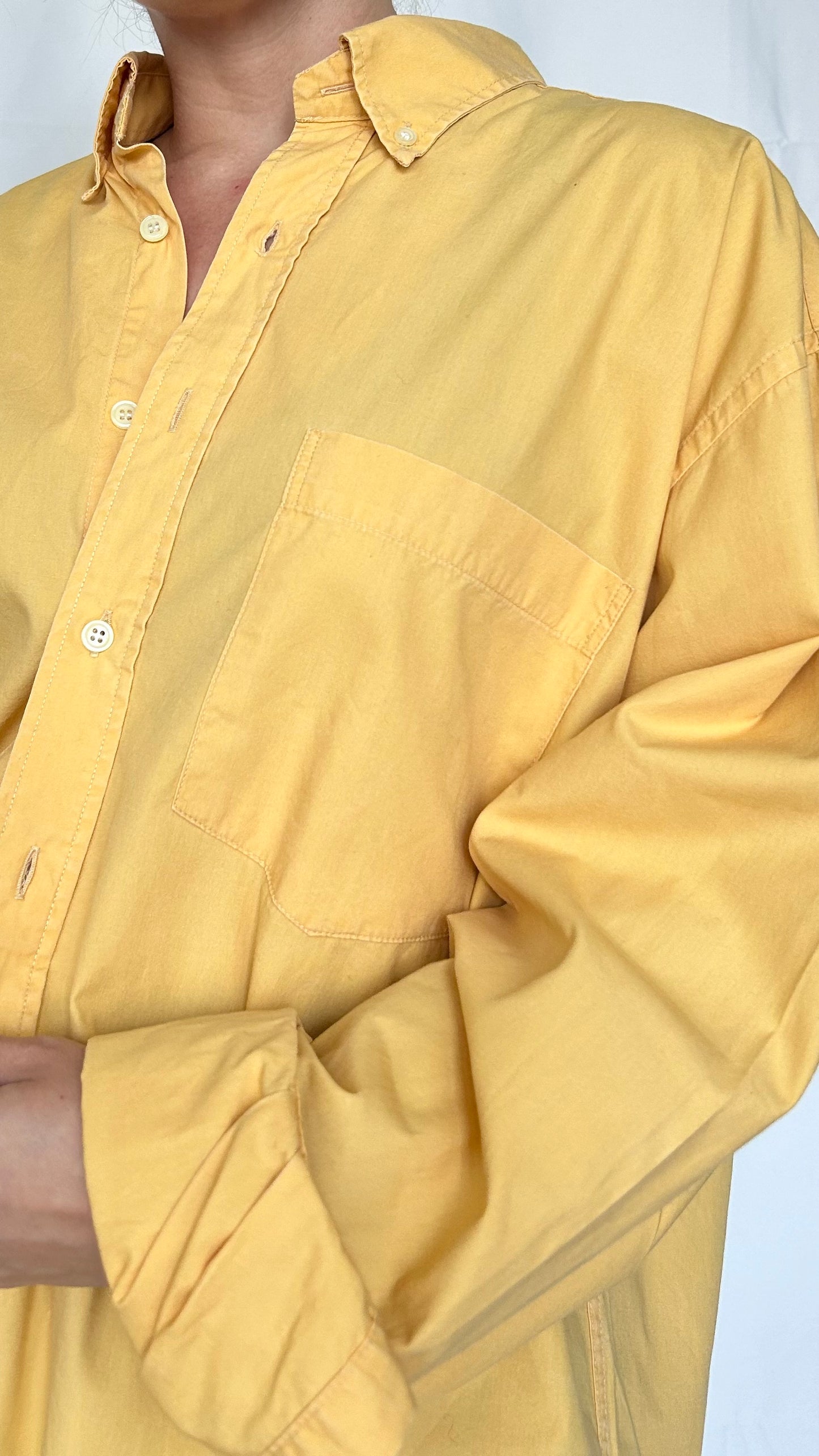 Vintage Yellow Long Sleeve Shirt