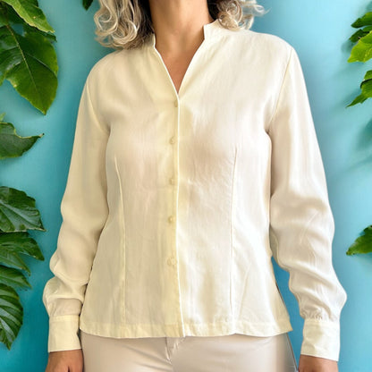 Vintage Cream Blouse