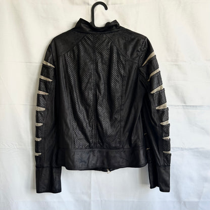 Y2K Ripped Black Jacket