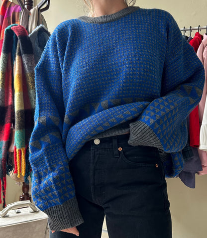 Vintage Blue Sweater