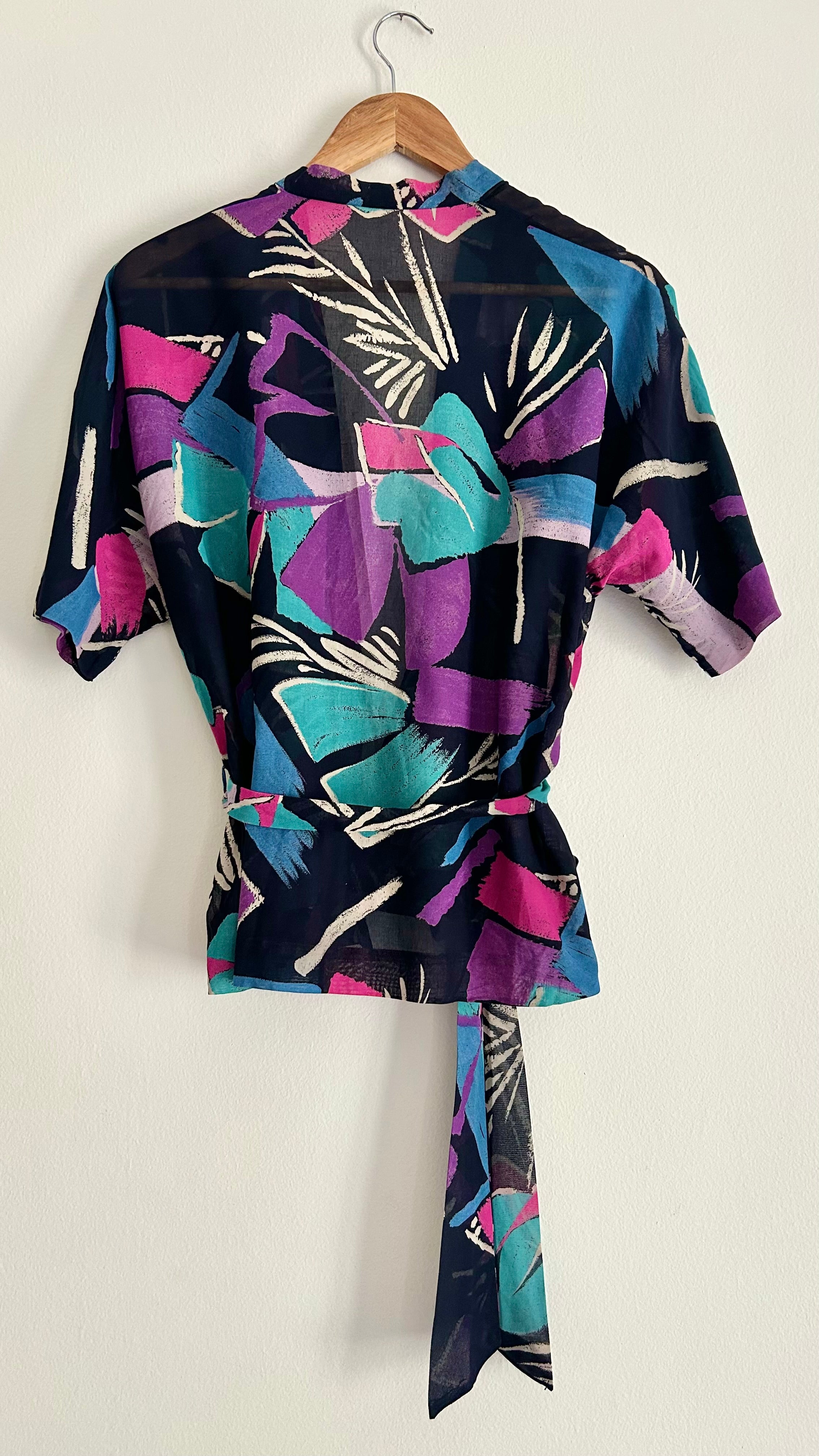 Vintage Handmade Kimono-Style Blouse | One Size