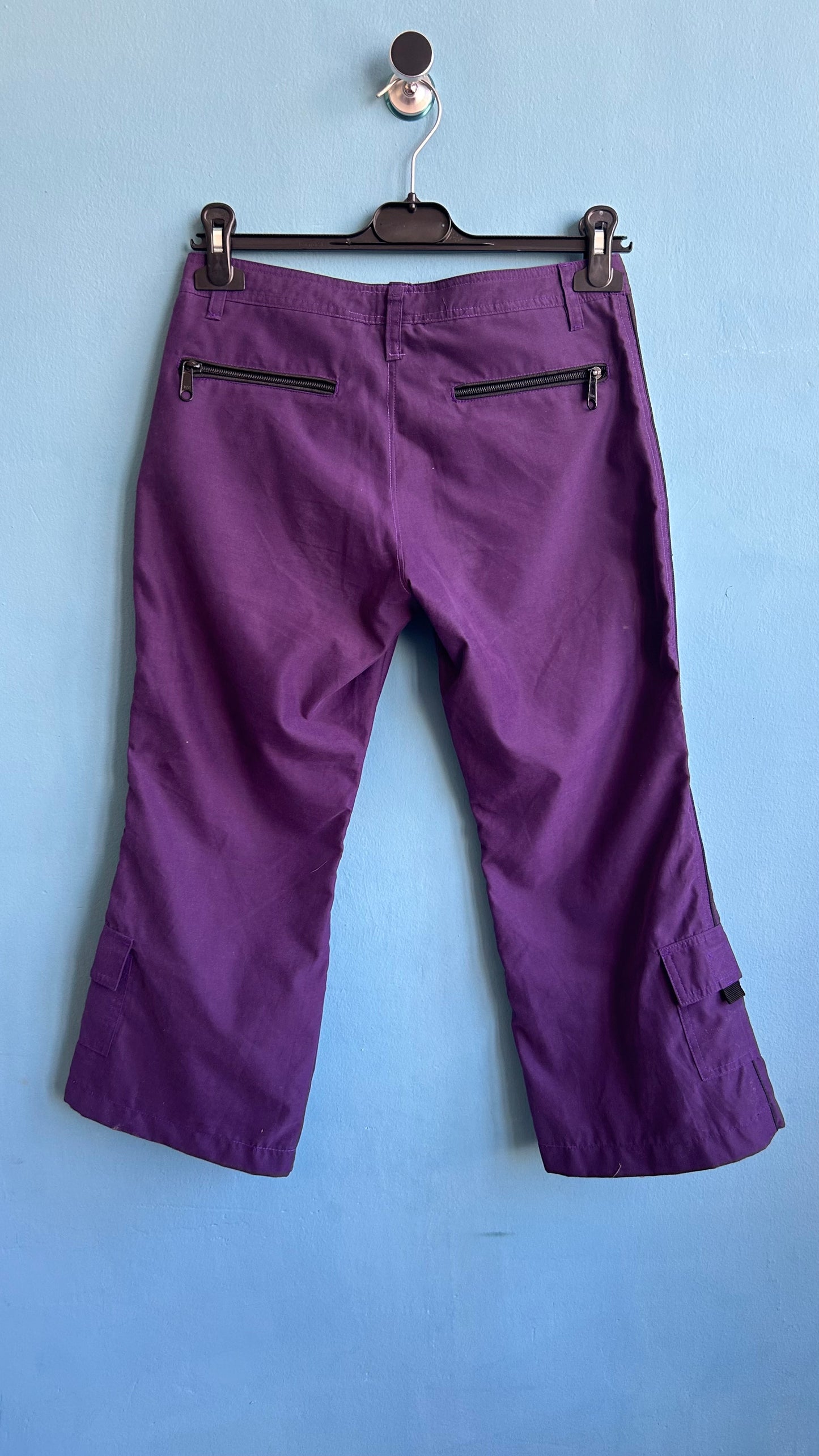 Y2K Cargo Capri Pants