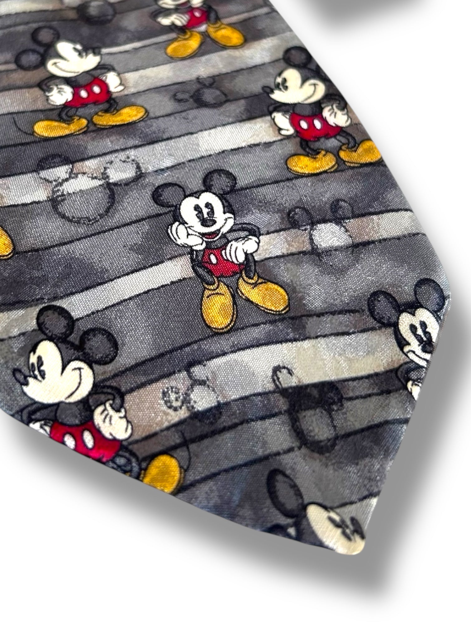 Vintage Collectible Silk Tie - Tie Rack + Disney - Mickey & Co