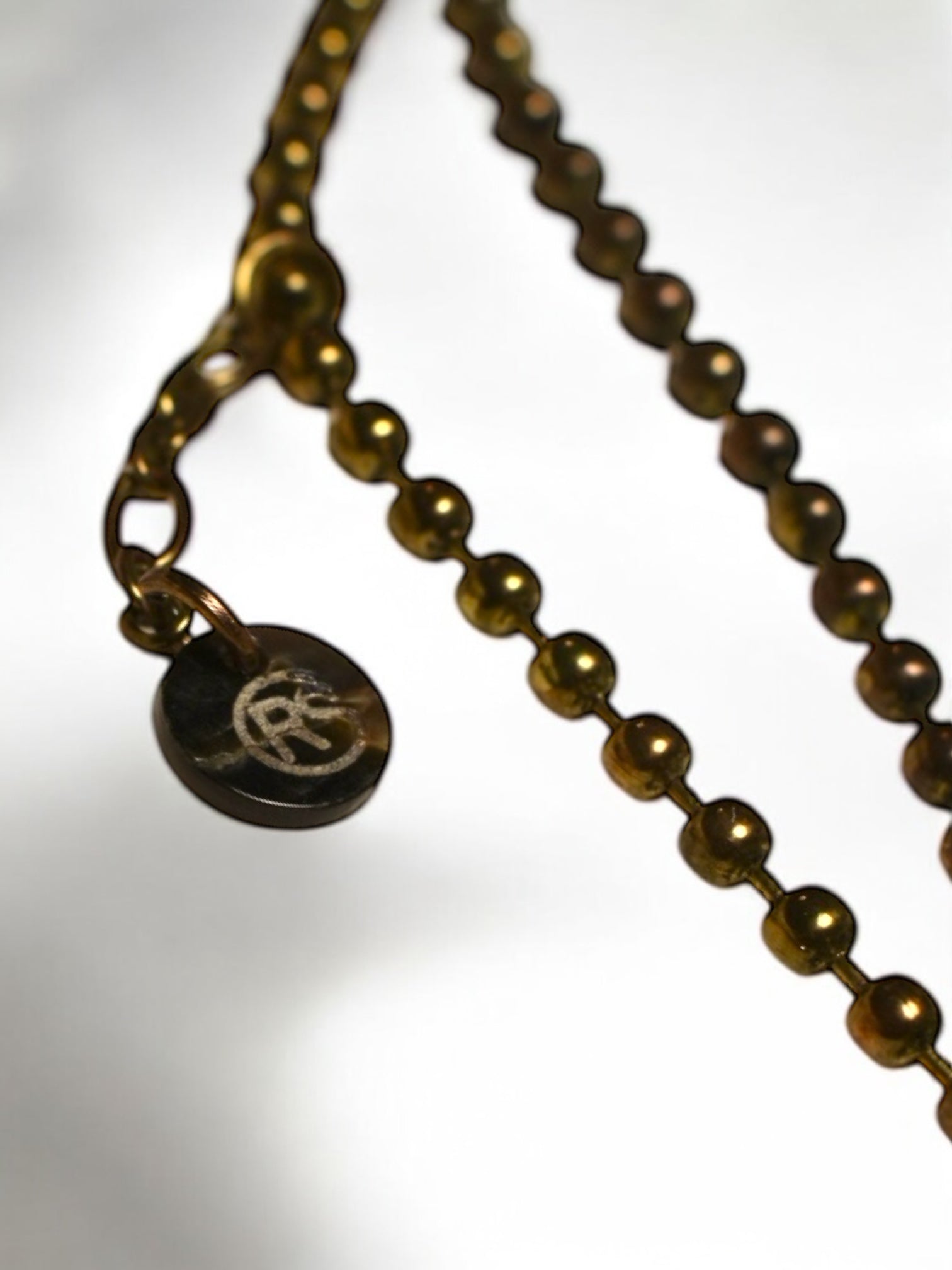 Vintage RS Paris Necklace – Gold Tone – Elegant French Jewelry 1980s/1990s - DOLL Pendant on Chain