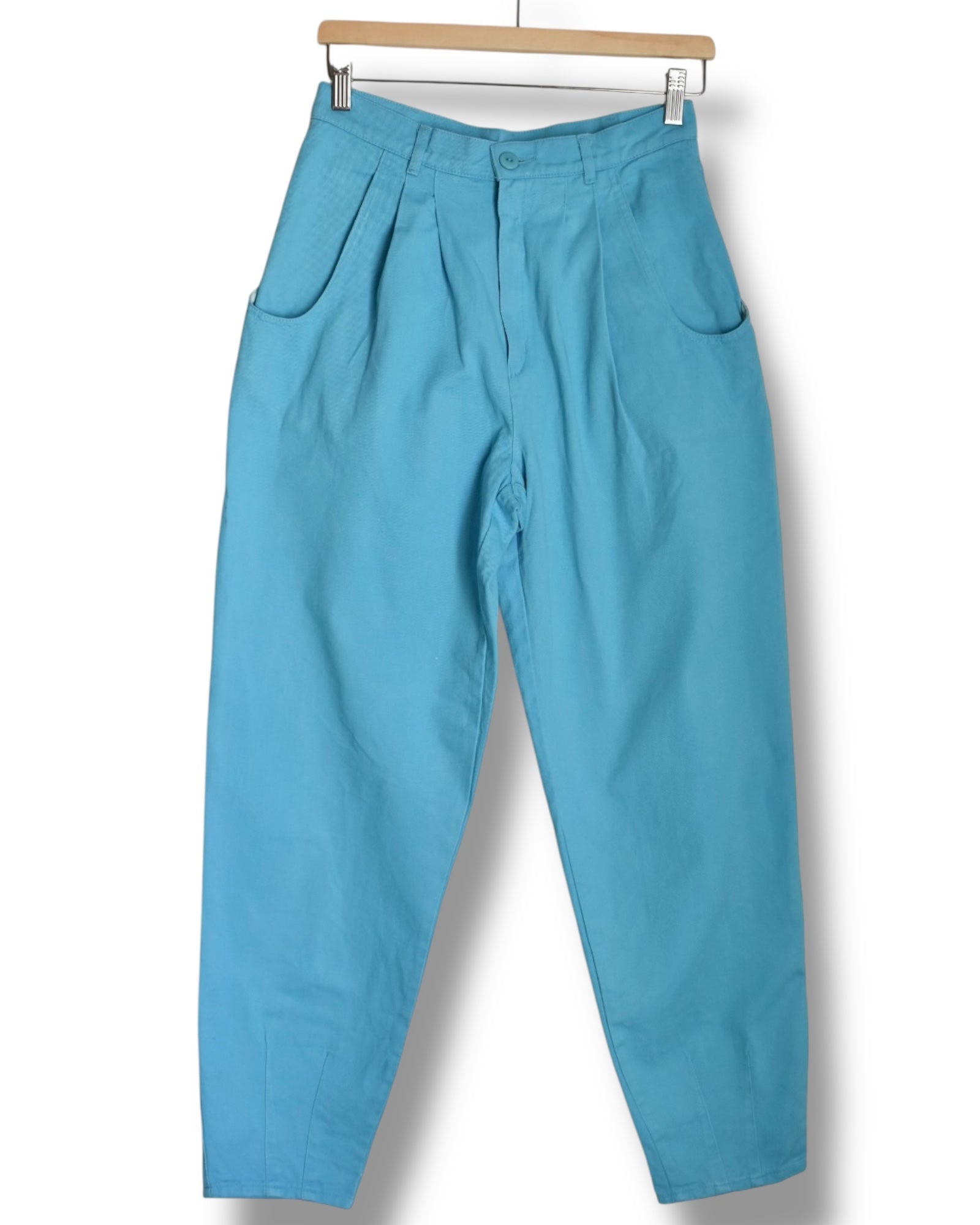 Vintage High-Waisted Light Blue Denim