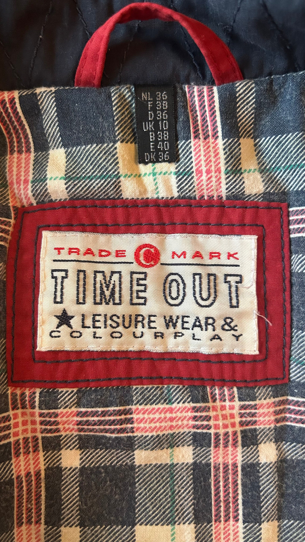 1980s Padded Hooded Jacket – Red, Yellow & Navy – Color Block Coat