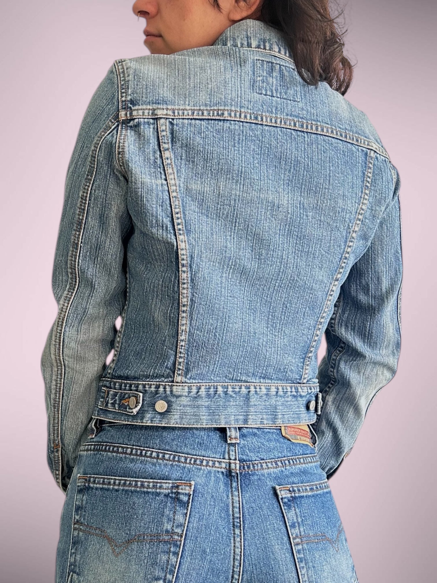 Vintage Fiorucci Cropped Denim Jacket