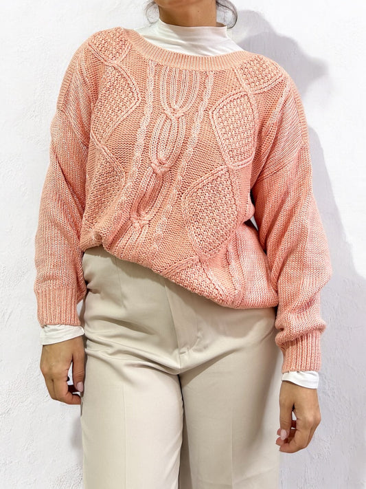 Vintage Peach Sweater