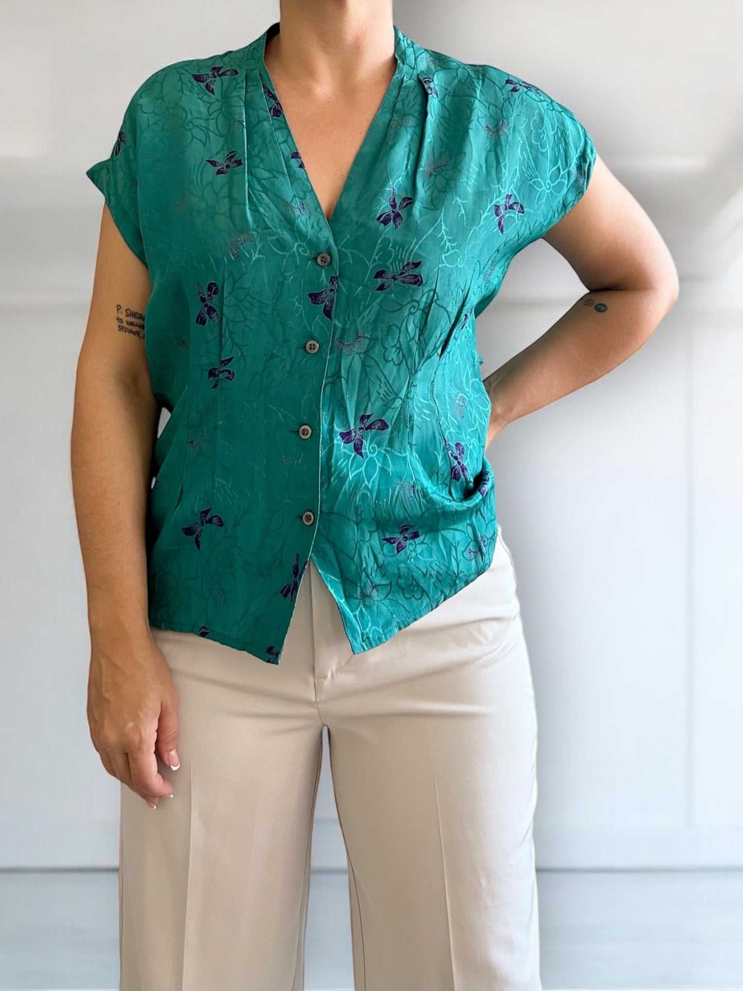 Vintage Silk Blouse