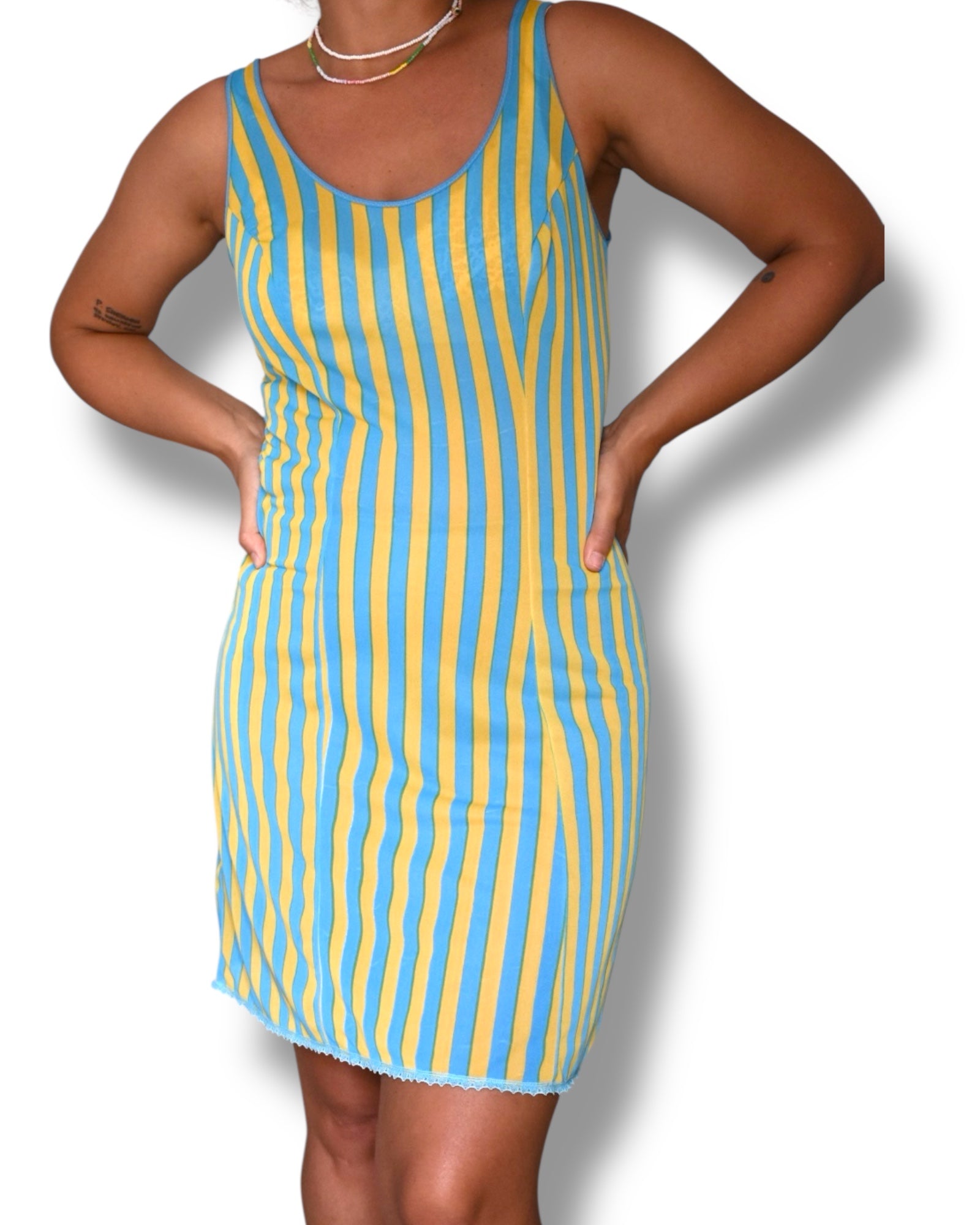 Vintage 70s Nightdresses – Geometric Prints & Vertical Stripes