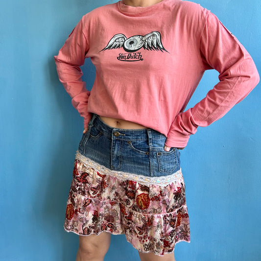 Y2K Denim Skirt