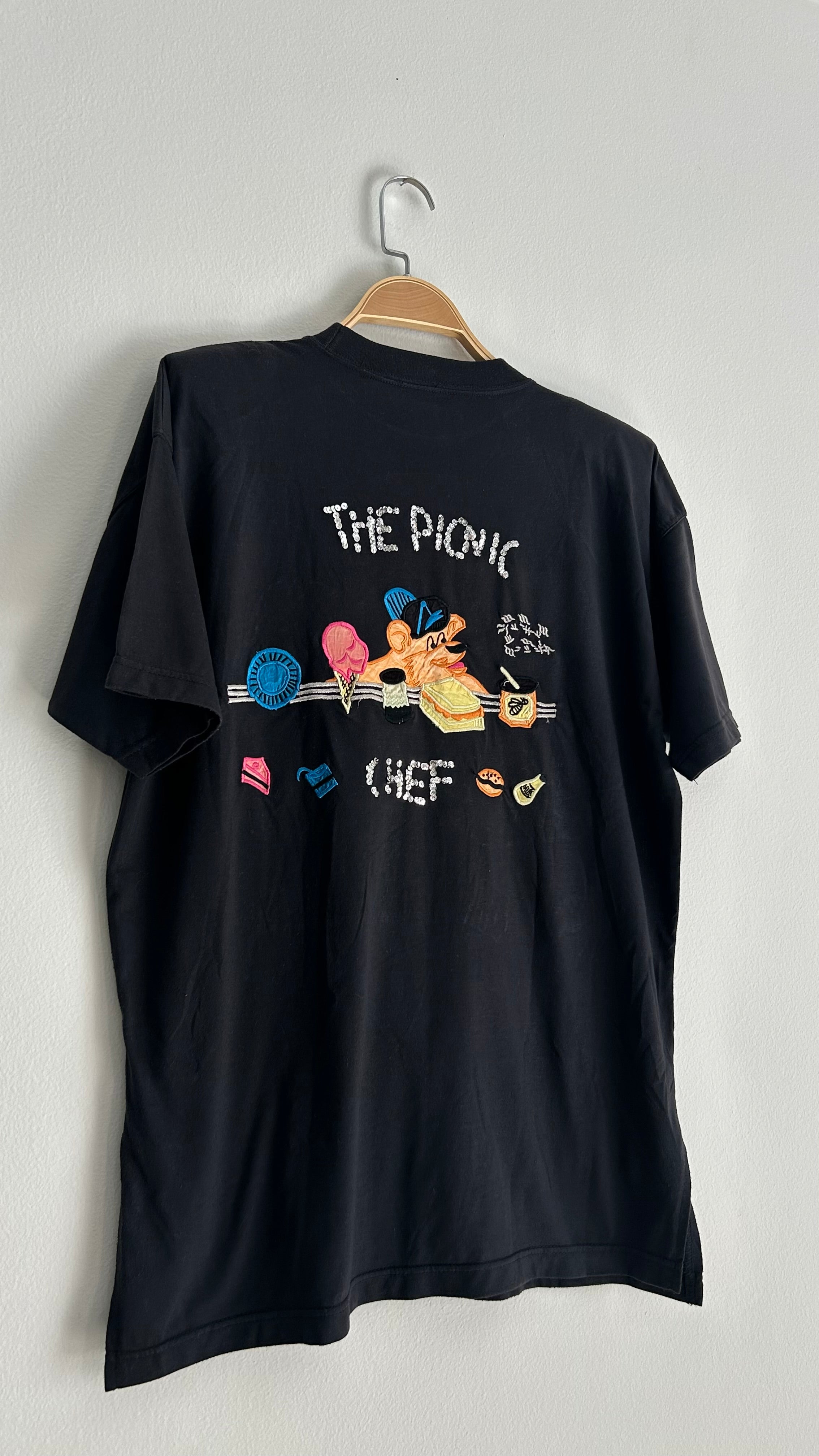 Vintage Oversized Embroidered T-Shirt