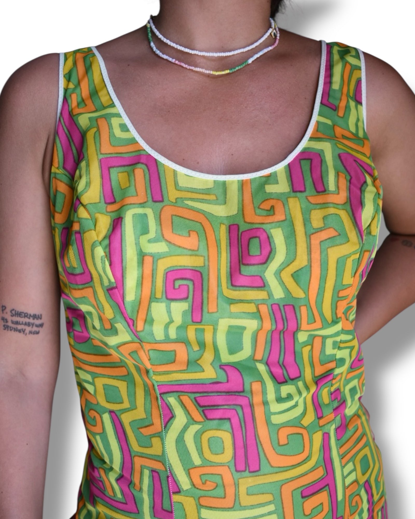 Vintage 70s Nightdresses – Geometric Prints & Vertical Stripes