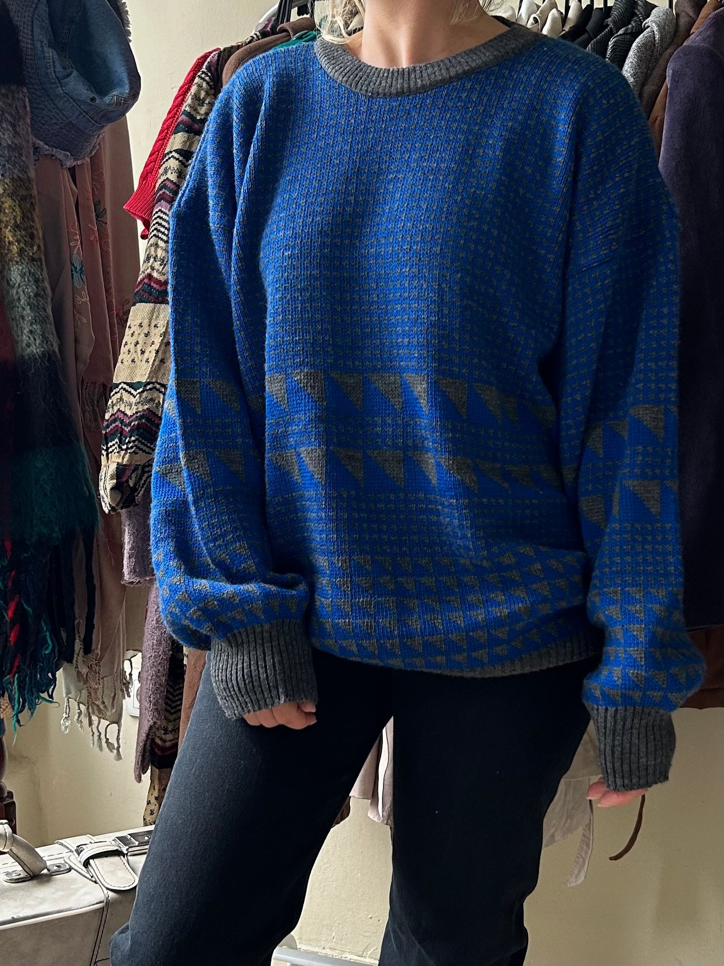 Vintage Blue Sweater