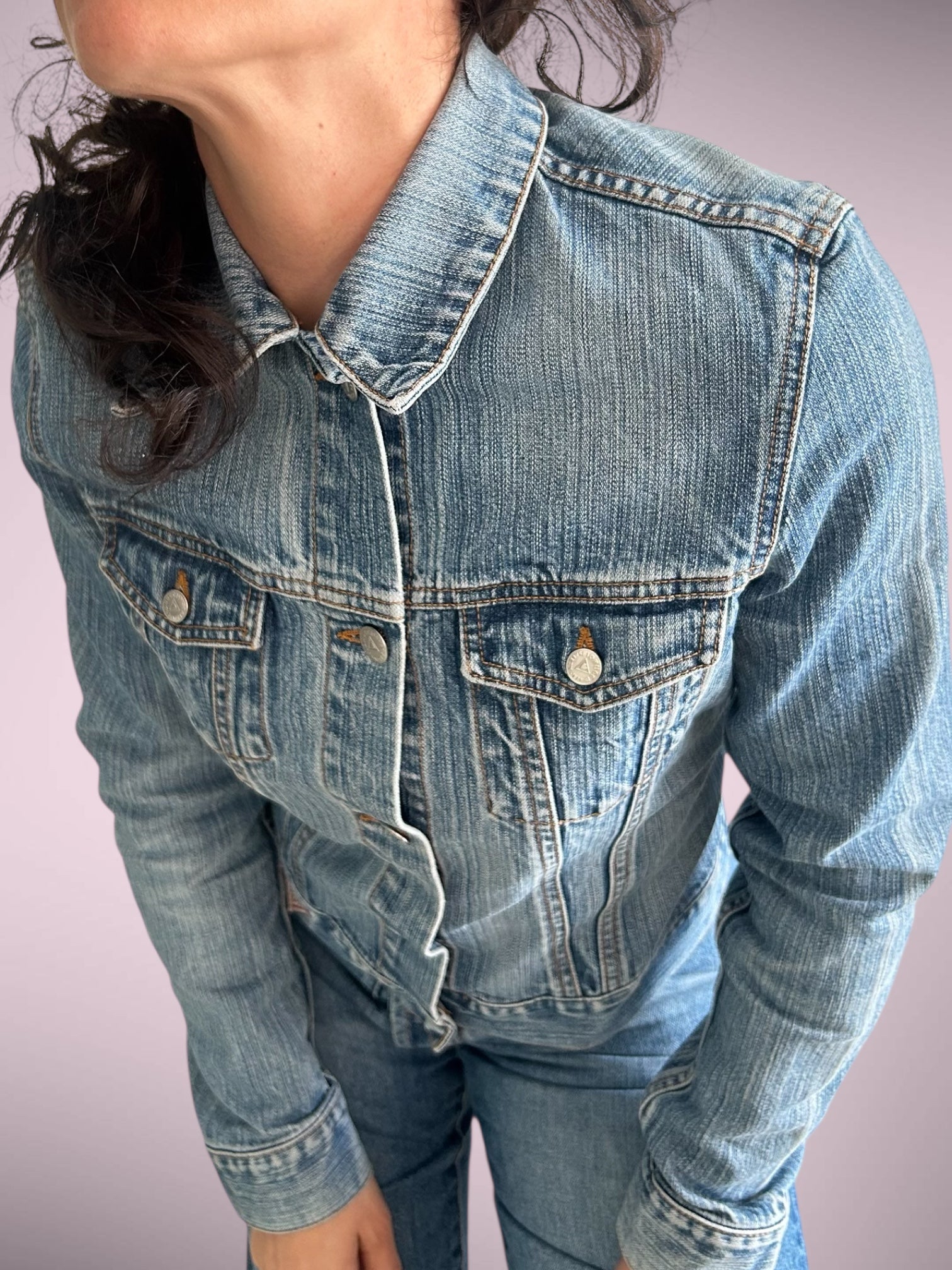Vintage Fiorucci Cropped Denim Jacket