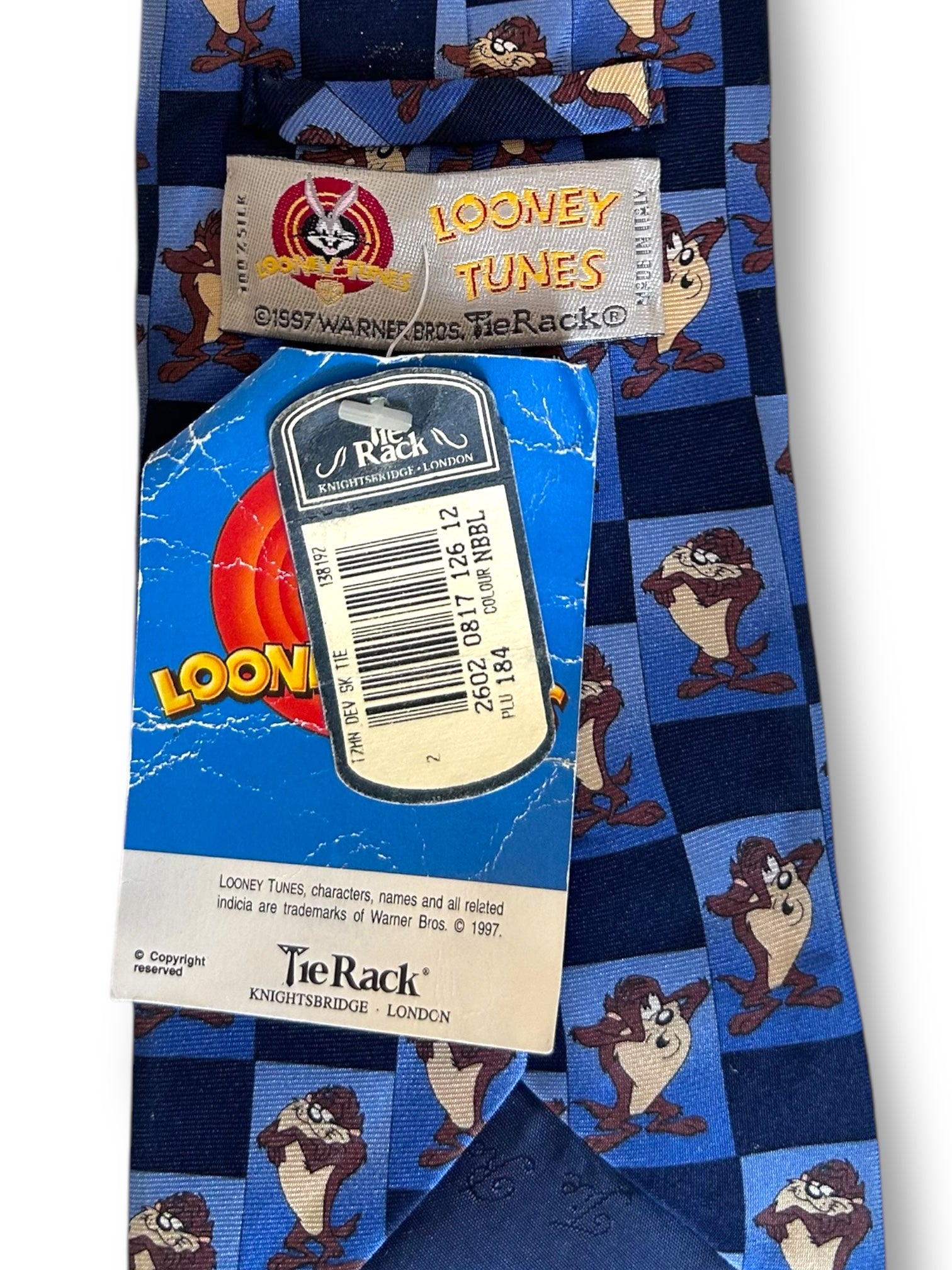 Vintage Collectible Silk Tie - Tie Rack & Looney Tunes - Brand New with tags