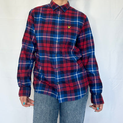 Plaid Flannel Long Sleeve Shirt