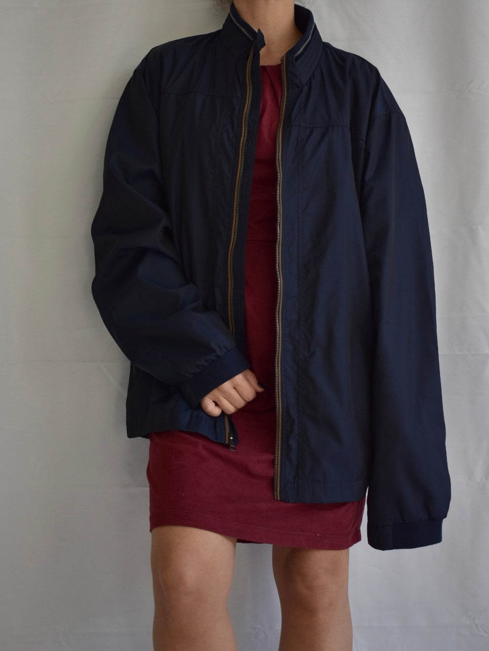 Blue Marine Oversized Jacket