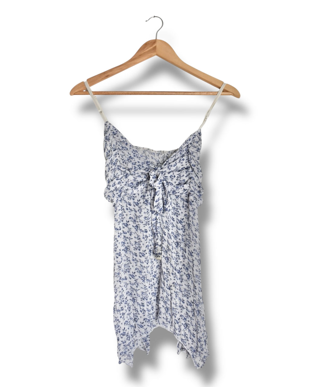 Y2K White Sheer Viscose Cami Top