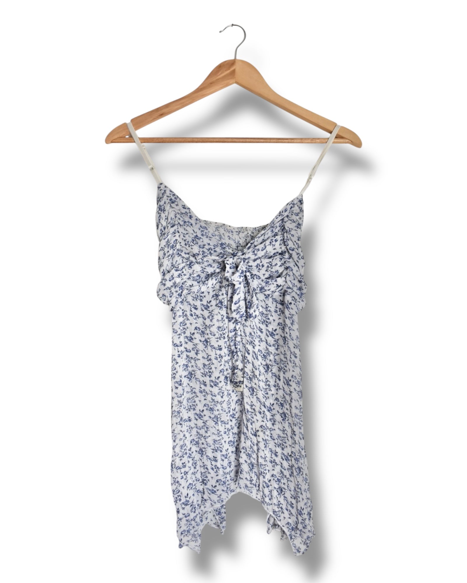 Y2K White Sheer Viscose Cami Top