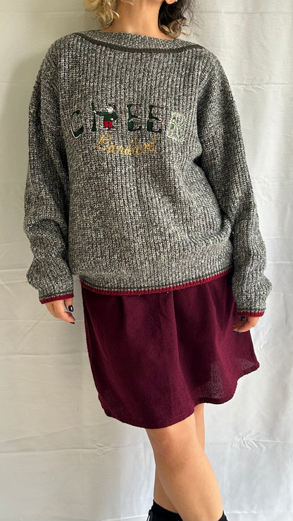 Vintage Knitted Woolblend Sweater