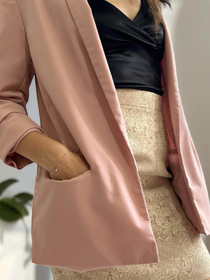 Oversized Rose Blazer