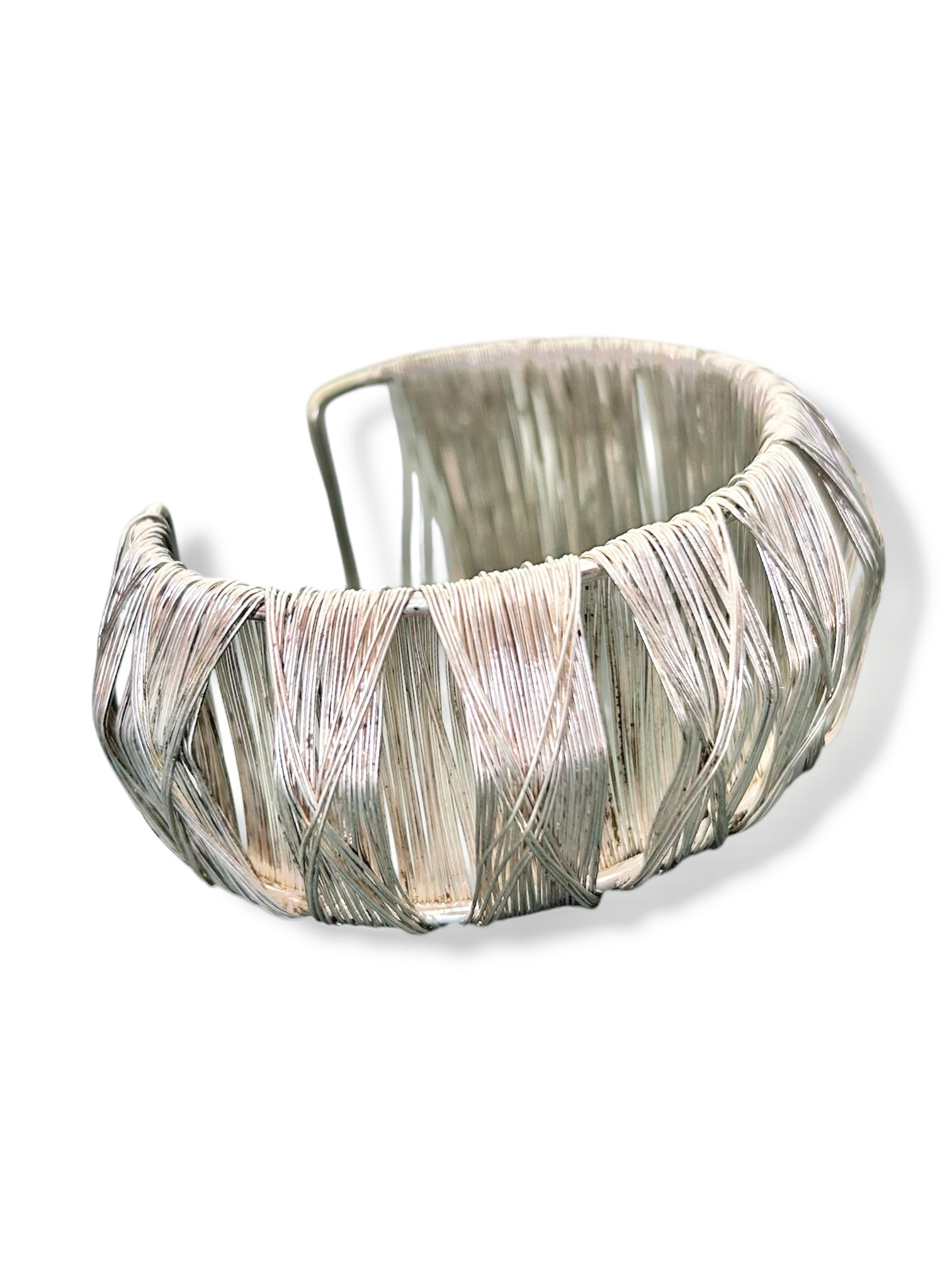 Vintage Silver Wire Bracelet