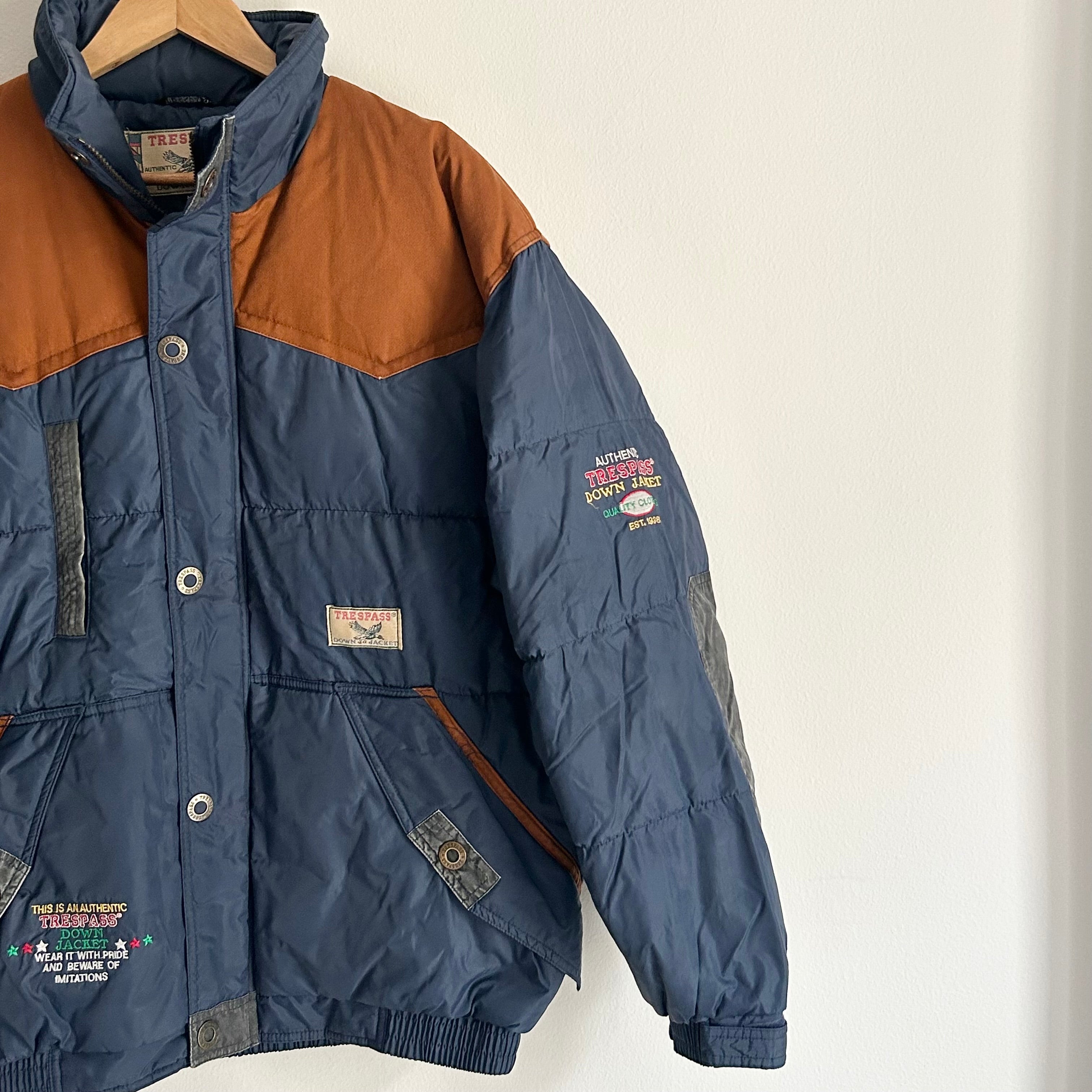 90s Oversized Color-Block Jacket