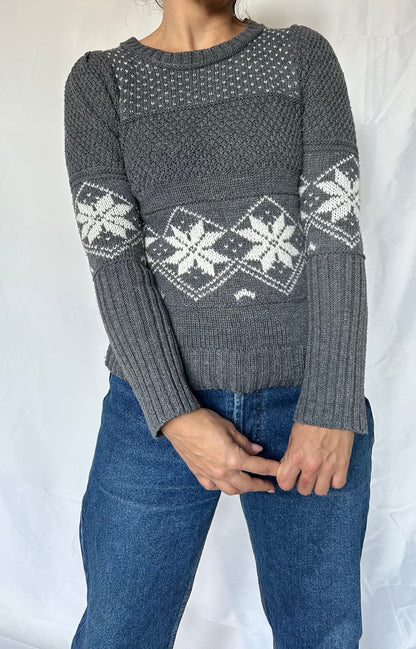 Knitted Patterned Sweater