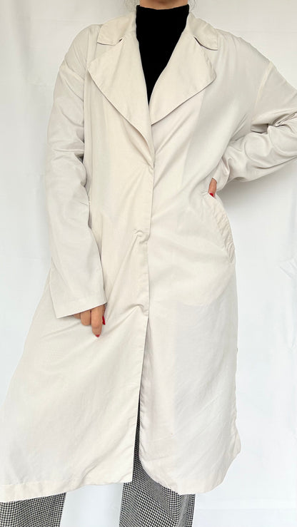 Ecru Maxi Coat