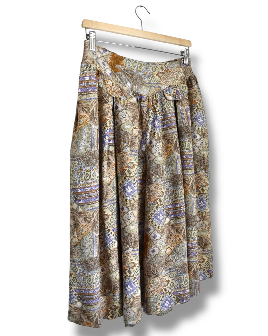 Vintage Wide-Leg Culotte Shorts – 100% Viscose
