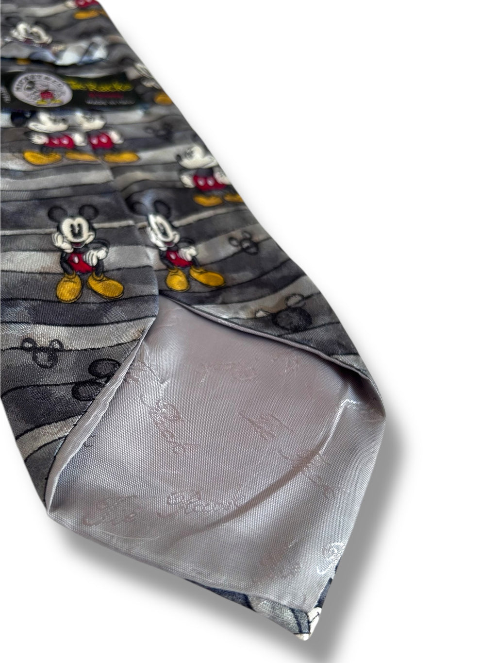 Vintage Collectible Silk Tie - Tie Rack + Disney - Mickey & Co