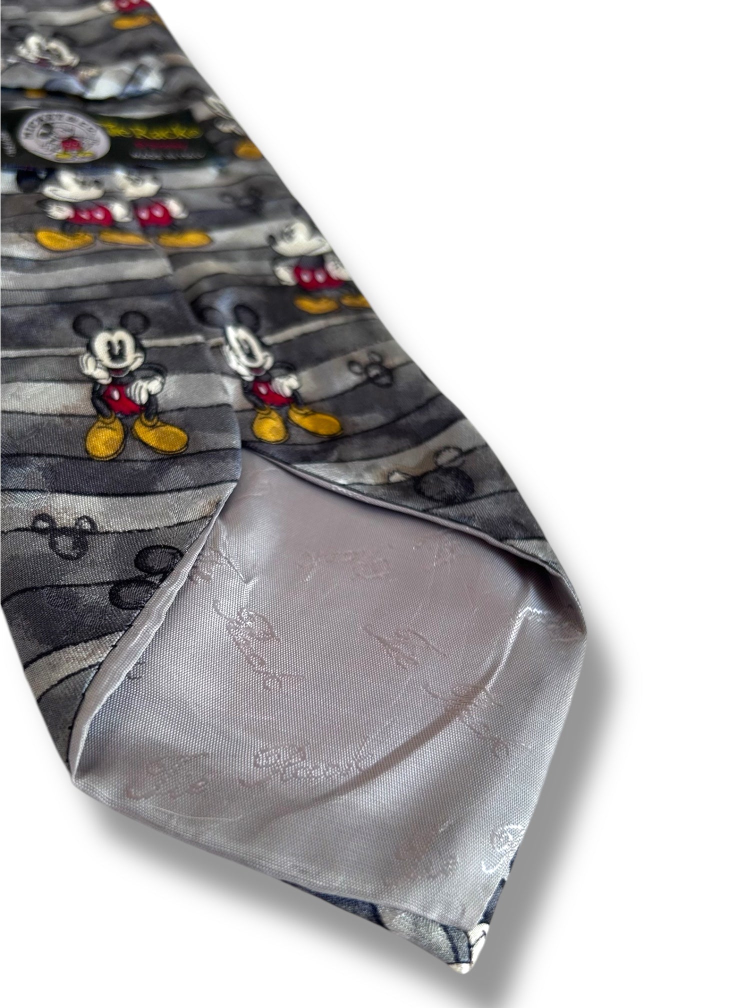 Vintage Collectible Silk Tie - Tie Rack + Disney - Mickey & Co