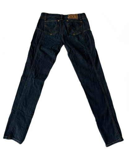 Dolce & Gabbana Low Waisted Zip Ankles Jeans W27