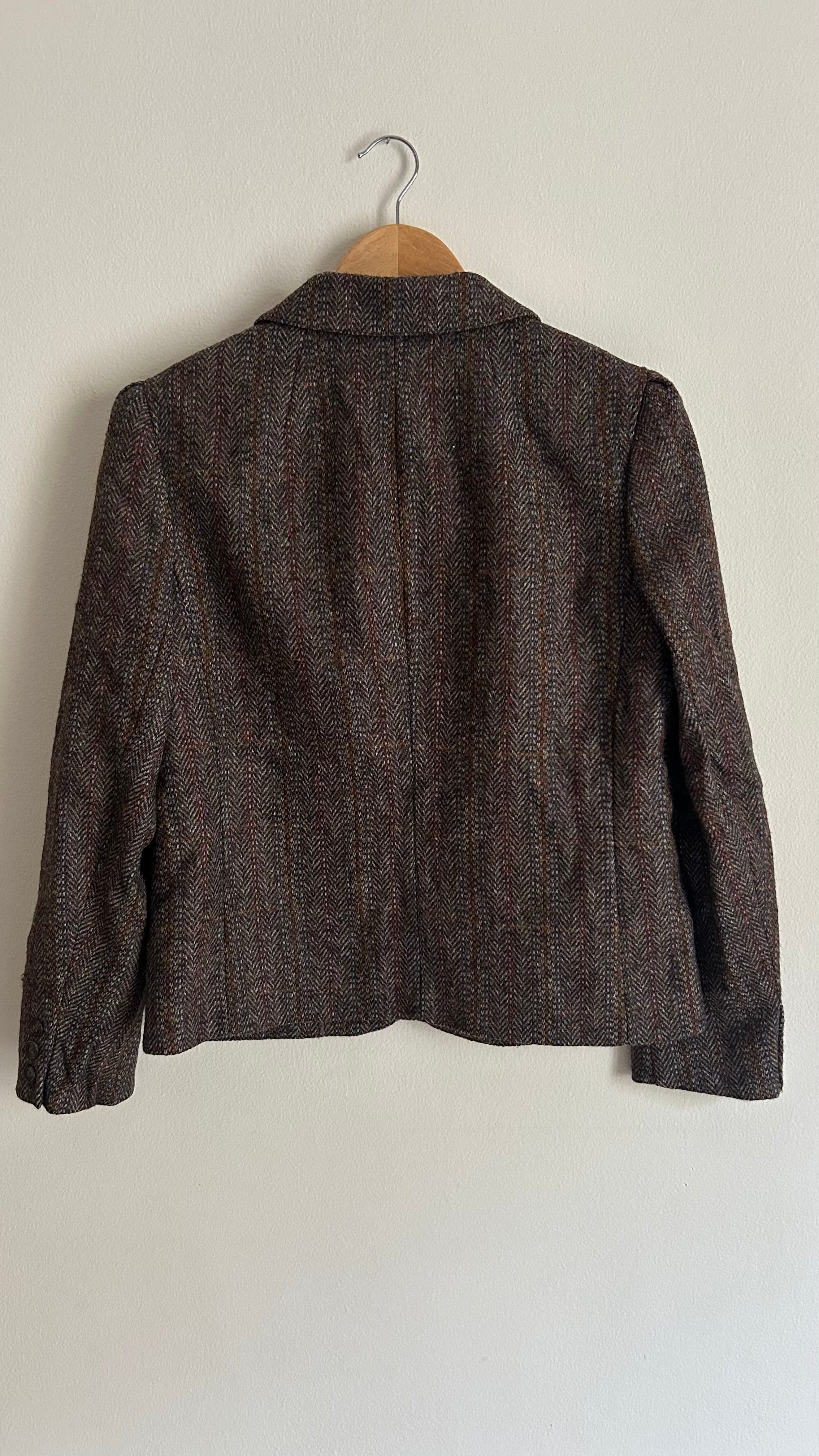 Vintage Hensel & Mortensen Herringbone Wool Blazer