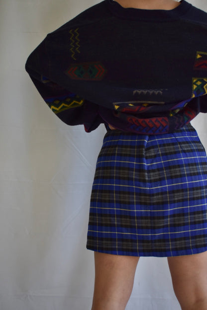 Plaid Mini Skirt