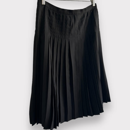 70’s Black Pleated Skirt