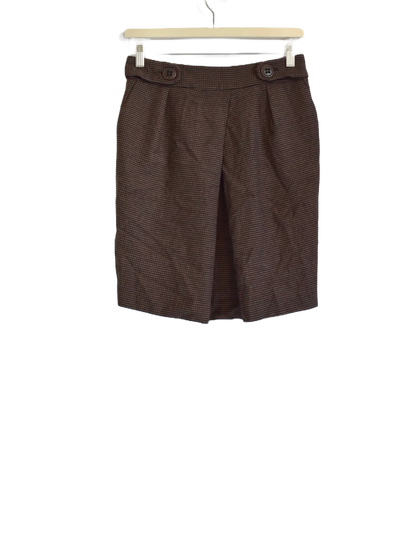 Brown Wool blend skirt